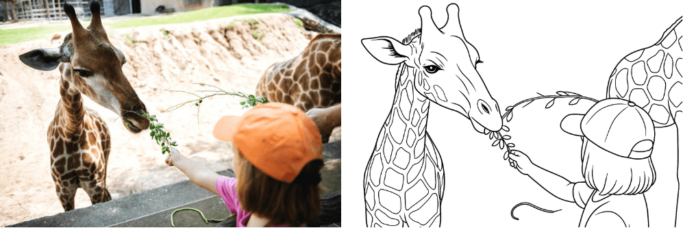 Exemple de coloriage de Emma P.